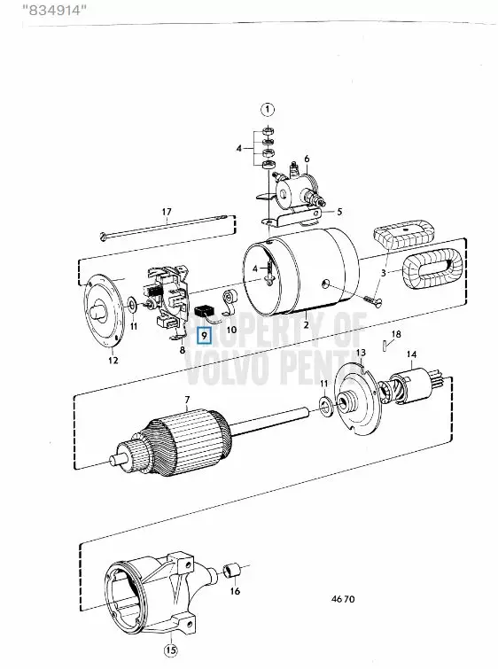 Hiiliharja - Sisäperämoottorin Sähköosat - 6590 - 1