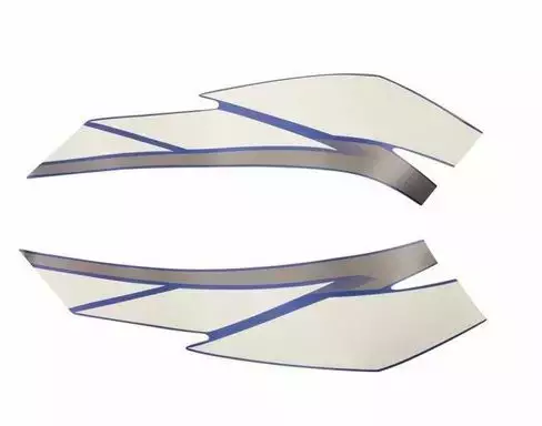 Tarrasarja/Graphic Set Cowling Yamaha Moto TZR50 - Yamaha Moto - 25310 - 1