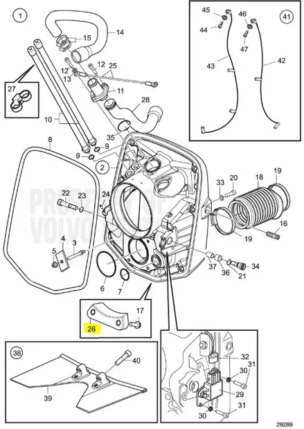 Anodi/Anode Volvo Penta DPR DPH VOLVO (3588745/852835) - Anodit perä- ja sisäperämoottoreille - 15440 - 2