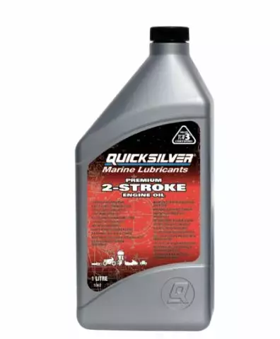 2-tahtiöljy Quicksilver Premium (2-T Kaasarikoneet) TC-W3 1L - Veneen ja moottorin huolto - 43920 - 1