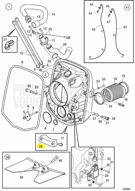 Anodi/Anode Volvo Penta DPR DPH VOLVO (3588745/852835) - Anodit perä- ja sisäperämoottoreille - 15440 - 2