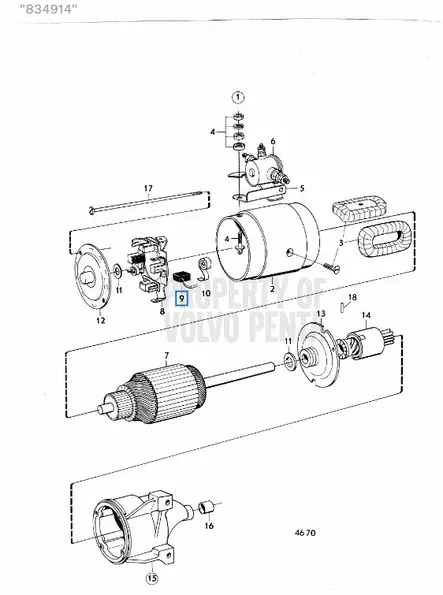 Hiiliharja - Sisäperämoottorin Sähköosat - 6590 - 1