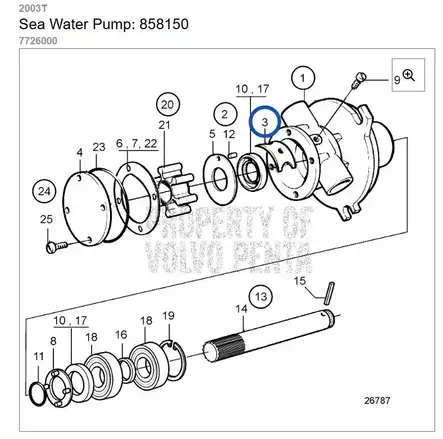 Nokka - Sisäperämoottorin osat - 27050 - 2