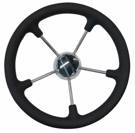 Ohjauspyörä halkaisija 360mm 5-puolainen syvyys 100mm - Veneen ohjaus ja hallinta - 34080 - 1