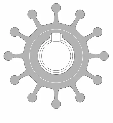 SIIPIPYÖRÄ F5-PUMPPUUN, KIILA (21951350) - Varaosat ja lisävarusteet - M9515005620 - 1