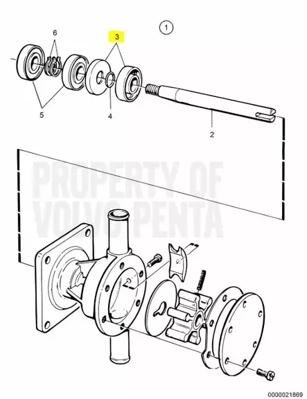 Tiivisterengas/Sealing Ring 2010/2020/20 - Sisäperämoottorin osat - 16530 - 2
