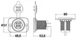 Double USB socket white rear nut + panel - Venesähkön asennustarvikkeet - D271610 - 2
