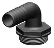 LETKULIITIN 25 MM 1 1/2'' BSP, 90°, MUSTA - Veneen LVI - M9515030490 - 1