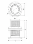 LÄPIVIENTI 1/2' - Veneen LVI - M9515031380 - 3