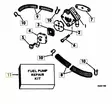 Polttoainepumpun Korjaussarja Evinrude/Johnson 2.5-15hv Sierra 0393088 - Evinrude/Johnson osat perämoottoreille - 32500 - 2