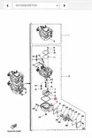 Kaasuttimen Kohokammion Tiiviste Yamaha 20-50hv 6L2143840000/6L2143840100 - Yamaha muut - 39190 - 2