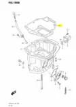 Tiiviste/Gasket Oil Pan Suzuki DF70A DF80A DF90A DF100B - Suzuki osat perämoottorille - 42980 - 2