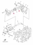 Kaasuttimen Välitiiviste/Gasket Manifold 2 F15C/F20B/F20C Yamaha - Yamaha muut - 33590 - 2