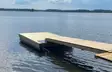 Laituri Savorak Mökki-P RUSKEA 4 x 2,4m + 1,2 x 5m Kävelysilta - Muoviputkiponttonilaiturit - 51030 - 1