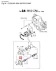Merivesipumpun Akseli/Sea Water Pump Shaft Yanmar 2GM20F 2GMF 3GMF 3HM35 3HM35F - Varaosat ja lisävarusteet - 50960 - 1