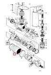 Paljekumi Vetoakseli Volvo Penta 876294 AQ200-290 SP-A/C DP-A-DP-G DPX - Sisäperämoottorin osat - 52540 - 1