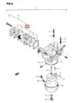 Polttoainepumpun Kalvosarja/Diaphragm Set Suzuki DT8C DT9.9C DT15C - Suzuki osat perämoottorille - 52530 - 1
