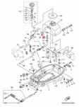 Polttoainesuodatin Yamaha 3A F2.5A-B F4A 5C - Yamaha suodattimet - 21380 - 2
