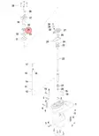 Siipipyörä/Impeller Mercury EFI 9.9-20hv Tohatsu MFS9.9E MFS15E MFS20E - Varaosat ja lisävarusteet - 52630 - 1