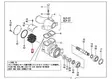 Siipipyörä/Impeller Yanmar 6LP (Diesel) - Yanmar moottorin alkuperäisosat - 42880 - 2