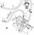 Suzuki Polttoainepumpun kalvosarja DT8C-DT65C Diaphragm Set - Suzuki osat perämoottorille - 37440 - 2