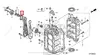Termostaatin Tiiviste/Thermostat Cover Honda BF20A-BF130A - Varaosat ja lisävarusteet - 50990 - 1