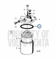 Tiiviste/Gasket Volvo MD1/2/5/11/17 (Fuel Filter) - Sisäperämoottorin osat - 6400 - 3