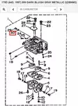 Tiivisterengas Kaasariin/Gasket Drain Screw Yamaha - Varaosat ja lisävarusteet - 52590 - 1