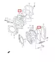 Venttiilikopan Tiiviste/Gasket Cylinder Head Cover Suzuki DF20RK-DF25K/Q/R/RK - Suzuki osat perämoottorille - 50830 - 2