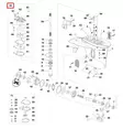 Vesipumpun Korjaussarja/Kit Ay Water Pump Evinrude/Johnson 15-30hv - Varaosat ja lisävarusteet - 51010 - 1