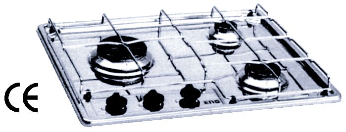 3-LIEKKINEN UPOTETTAVA LIESI RST - Lämmittimet veneisiin - M9515008320 - 1