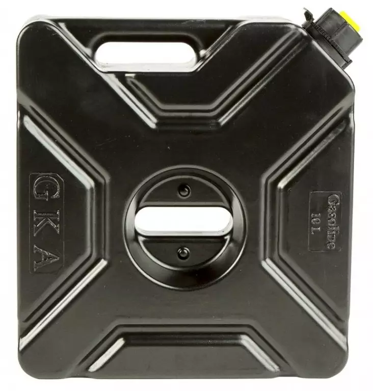 GKA Jerrykannu 10L Musta Yleismalli - Perämoottorin Polttoainetarvikkeet - D227710 - 1