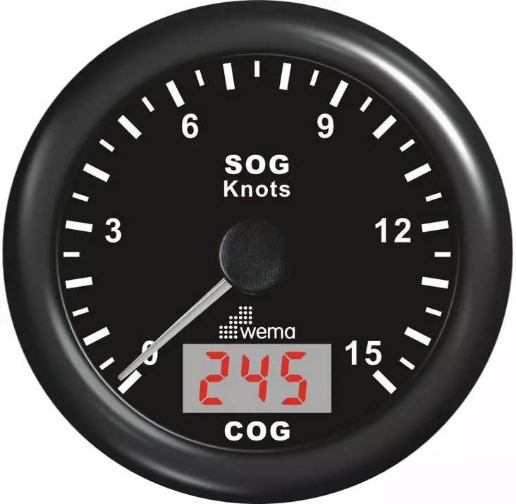 GPS NOPEUSMITTARI 15 S, MUSTA - Venesähkö - M9514700720 - 1