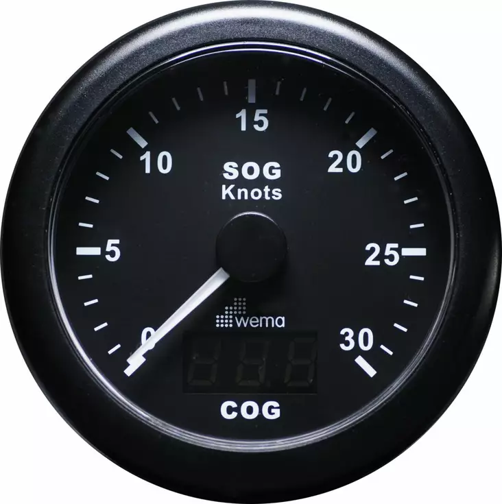 GPS NOPEUSMITTARI 30 s, MUSTA - Venesähkö - M9514700700 - 1