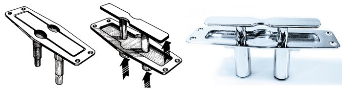 KROMATTU MESSINKIPOLLARI - Veneen kansihelat - M9511003040 - 1