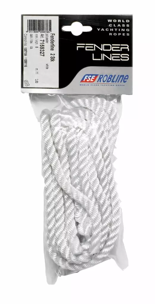 KÖYSI FENDERLINE 10MM/2M VALKOINEN - Veneen kiinnitys - M9517159330 - 1