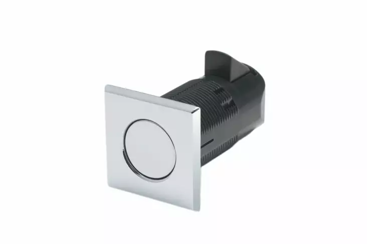 LOKEROLUKKO 'POINT' KROMI/SATIN - Veneen lukot ja saranat - M9516030070 - 1