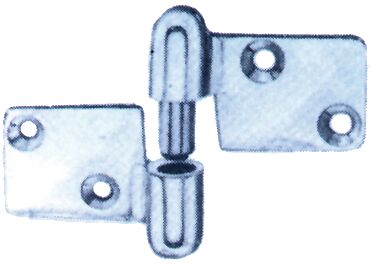 LUUKKUSARANA MOOTT.KROM. F104 - Veneen lukot ja saranat - M9516003010 - 1