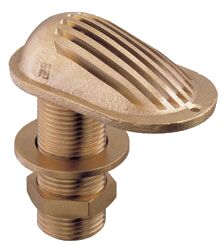 LÄPIVIENTI SIHDILLÄ 1/2' MESSINKIÄ - Veneen LVI - M9515030500 - 1