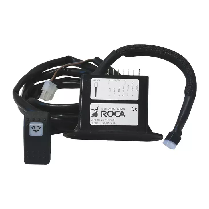 OHJAUSYKSIKKÖ YHDELLE PYYHKIJÄLLE 12-24V - Venesähkö - M9514014210 - 1