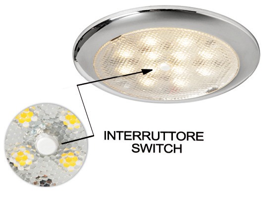 PROCION led Valo nickel katk. - Valaisimet ja lamput veneisiin - D126020 - 1