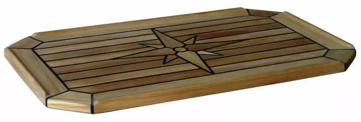 PÖYTÄLEVY TIIKKIÄ 37 X 60 CM - Lahjatavarat - M9519036290 - 1