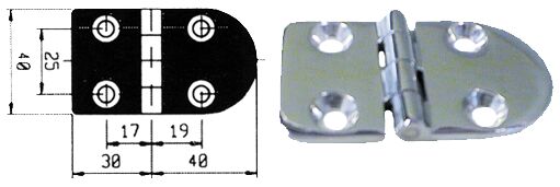 SARANA RUOST. 86330 TPC - Veneen lukot ja saranat - M9516087330 - 1