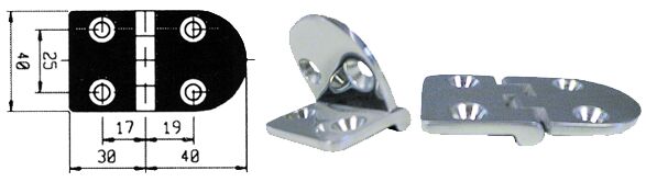 SARANA RUOST. 86330 UPA - Veneen lukot ja saranat - M9516086330 - 1