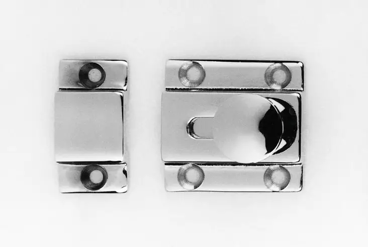 TYÖNTÖSALPA KROMATTUA MESSINKIÄ - Veneen lukot ja saranat - M9516009030 - 1