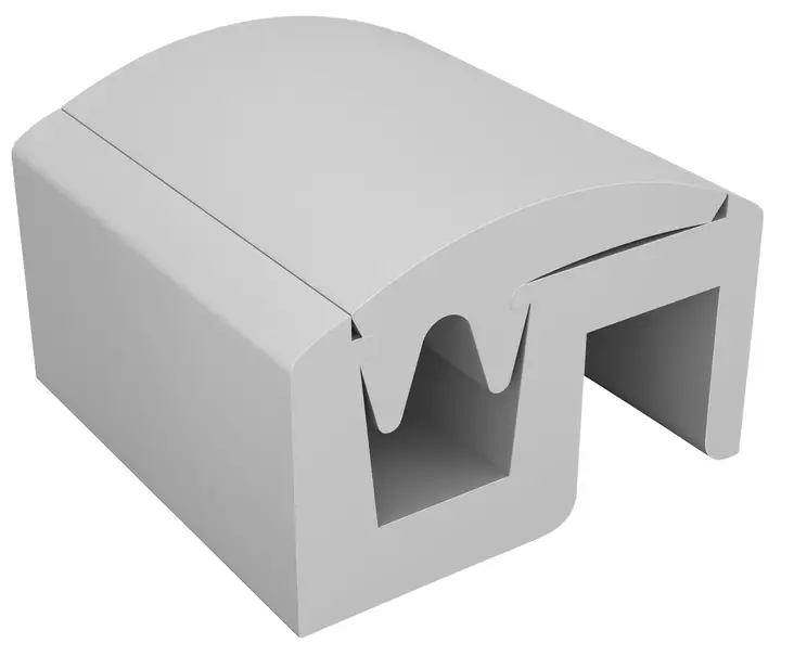 TÖRMÄYSLISTA QBE 65MM, HARMAA, 12M - Veneen kansihelat - M9516019240 - 1