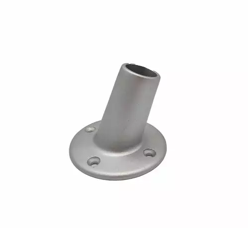 Jukova Kaidejalka/Kaidehela 19° Alumiini 25mm Putkelle - Kaide- ja kuomuhelat - 8670 - 1