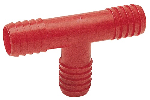 Nylon T kappale 22 mm - Läpiviennit, letkuliitos ja sulkuhanat - D124020 - 1