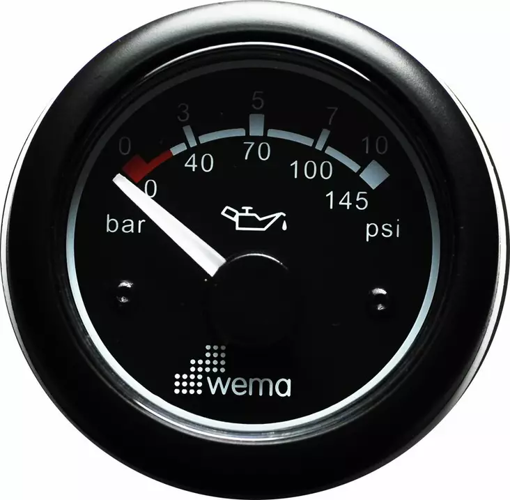 ÖLJYPAINEMITTARI 10 BAR, MUSTA - Venesähkö - M9514700450 - 1