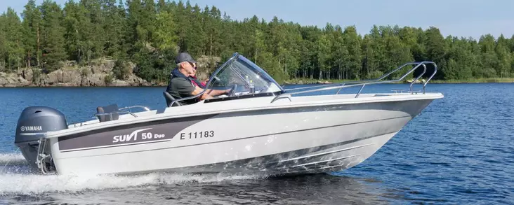 Suvi 50 Duo Pulpettivene vakiovarustein hydrauliohjauksella - Suvi Lasikuituveneet - 33130 - 1